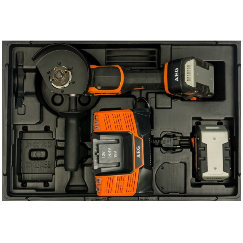 Угловая шлифмашина AEG BEWS 18-125BL LI-502C