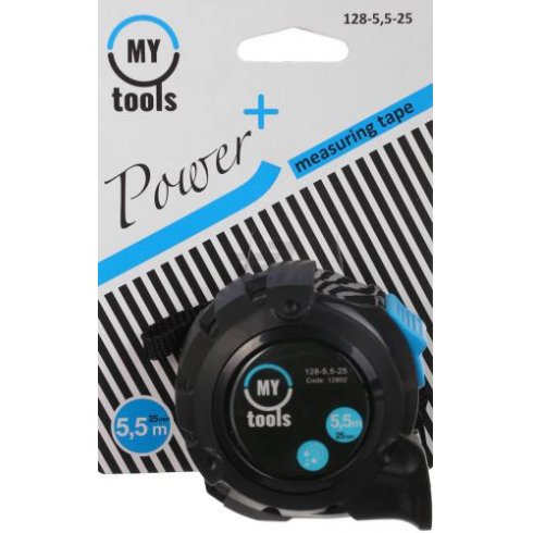 Рулетка измерительная My Tools Power+ 5,5 м (128-5,5-25)