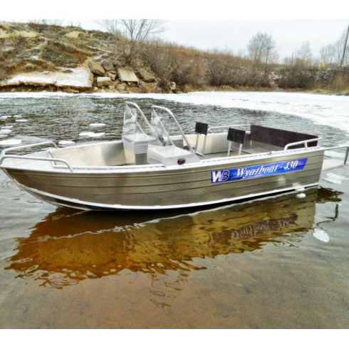 Алюминиевая лодка Wyatboat-430 DC