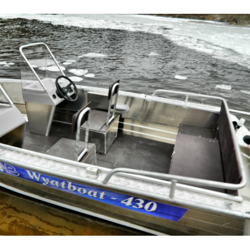 Алюминиевая лодка Wyatboat-430 DC