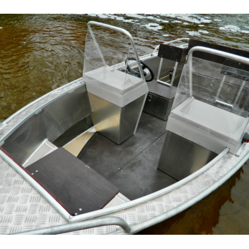 Алюминиевая лодка Wyatboat-430 DC