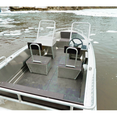Алюминиевая лодка Wyatboat-430 DC
