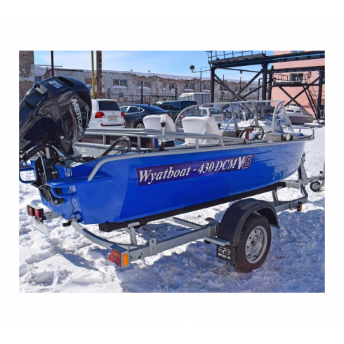Алюминиевая лодка Wyatboat-430 DCM