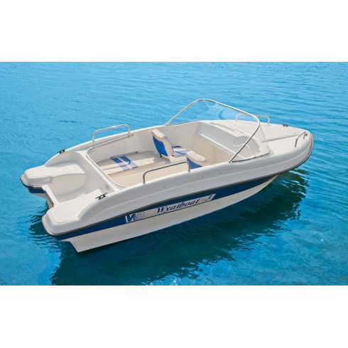 Cтеклопластиковый катер Wyatboat-3 (c рундуками)