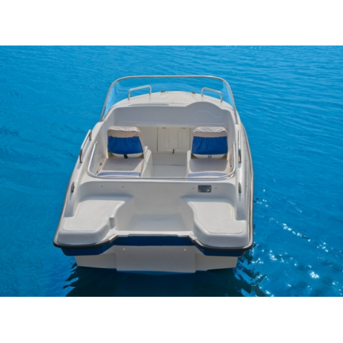 Cтеклопластиковый катер Wyatboat-3 (c рундуками)