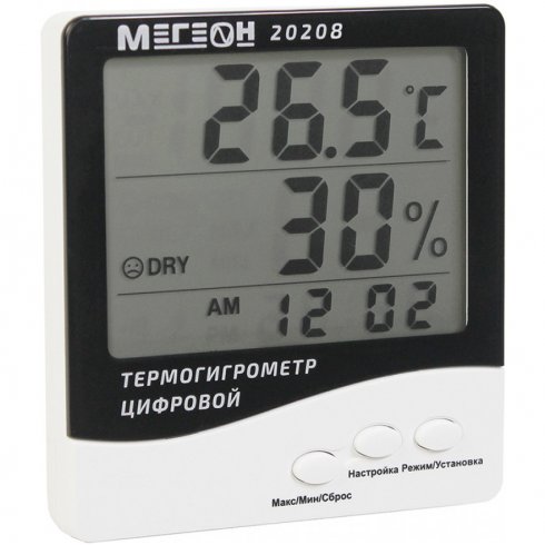 Термогигрометр Мегеон 20208