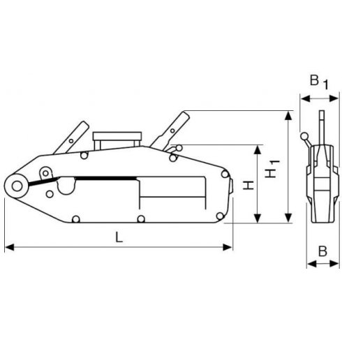 Монтажно-тяговый механизм БКС МТМ 0.8т