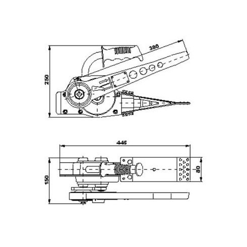 Домкрат клиновой БКС МК4