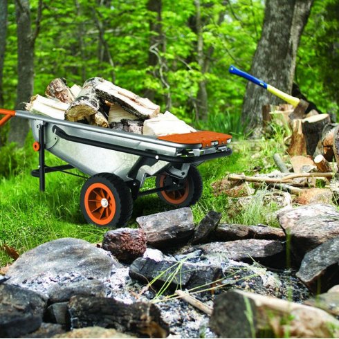 Тележка садовая Worx WG050 Aerocart