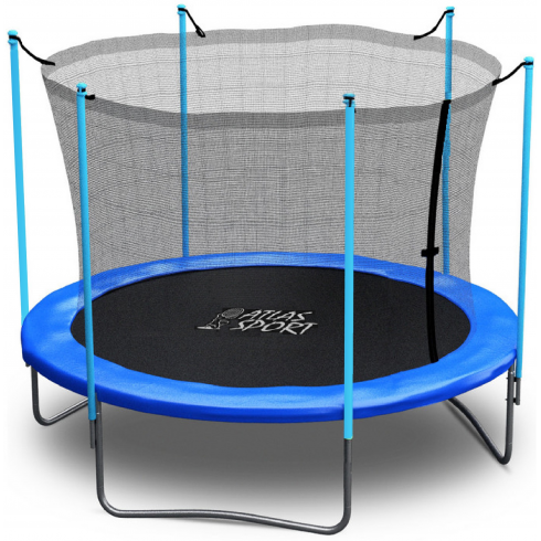 Батут Atlas Sport 183 см с внутренней сеткой Blue