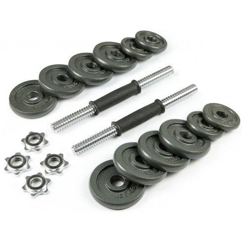 Набор металлических гантелей в чемодане Atlas Sport 15кг