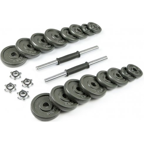 Набор металлических гантелей в чемодане Atlas Sport 30 кг