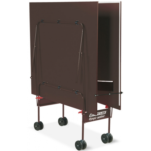 Теннисный стол Start Line Olympic Outdoor 6023 , 15 мм влагостойкая фанера, на роликах, складной