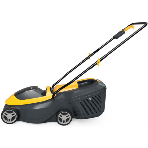 Stiga Collector 132 AE — газонокосилка с легким стартом и удобной ручкой для комфортного использования