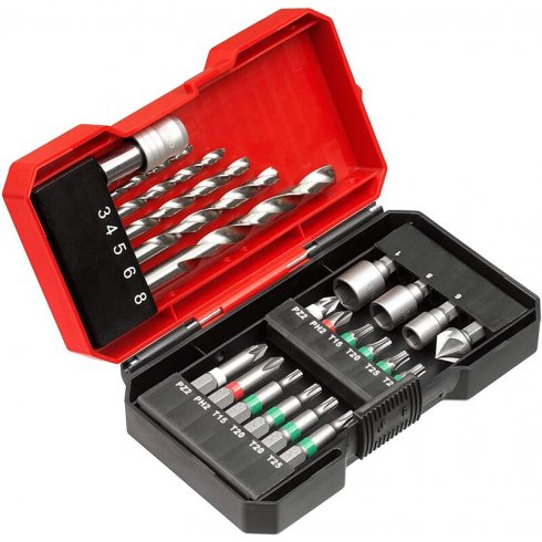 Набор сверл и бит KWB 22 шт. (49108806)