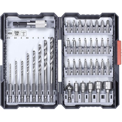 Набор сверл и бит KWB 39 шт. (49108911)