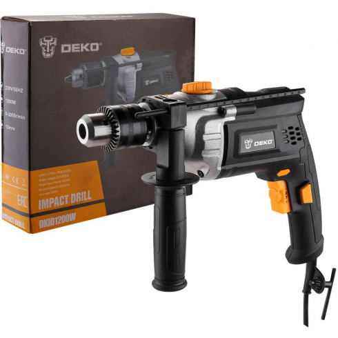 Дрель ударная Deko DKID1200W