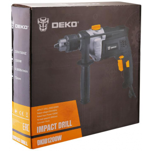 Дрель ударная Deko DKID1200W