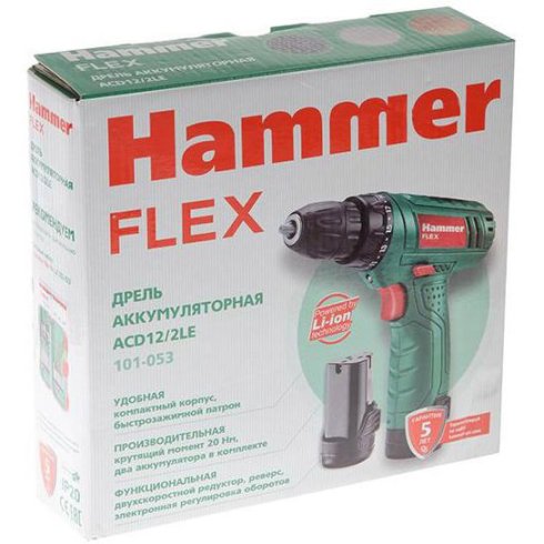 Шуруповерт Hammer Flex ACD12/2LE