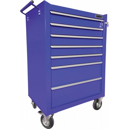 Тележка инструментальная Ombra 7-ми полочная (синяя)
