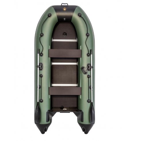 Надувная лодка Ривьера Компакт 3200 СК касатка зеленый/черный