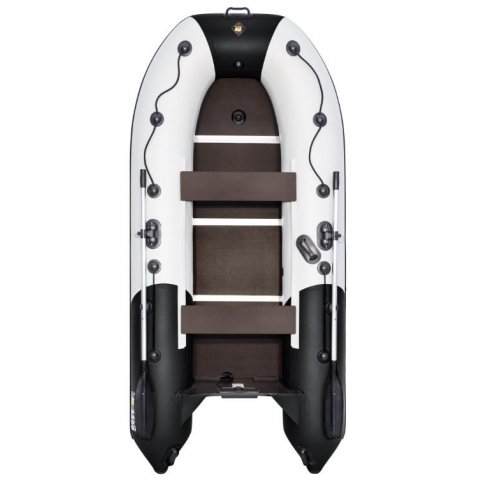 Надувная лодка Ривьера Компакт 3200 СК комби светло-серый/черный