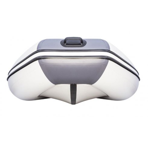 Надувная лодка Ривьера Компакт 3400 СК комби светло-серый/графит