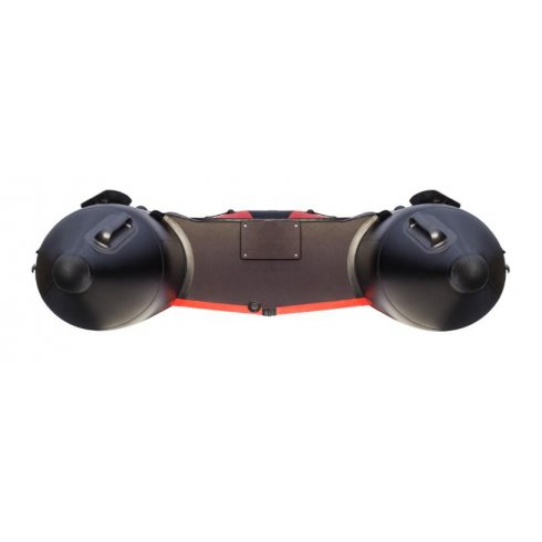 Надувная лодка Ривьера Компакт 3400 СК комби красный/черный