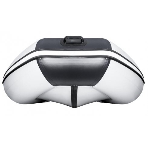 Надувная лодка Ривьера Компакт 3600 СК комби светло-серый/черный