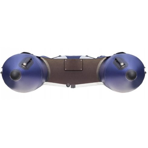 Надувная лодка Ривьера Компакт 3600 СК комби светло-серый/синий