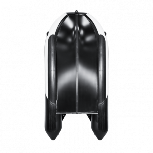 Надувная лодка Ривьера Максима 3400 СК комби светло-серый/черный