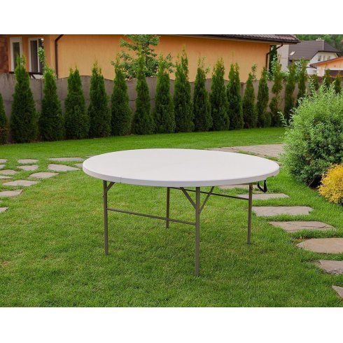 Стол складной Calviano (пластиковый, круглый, 152 см)