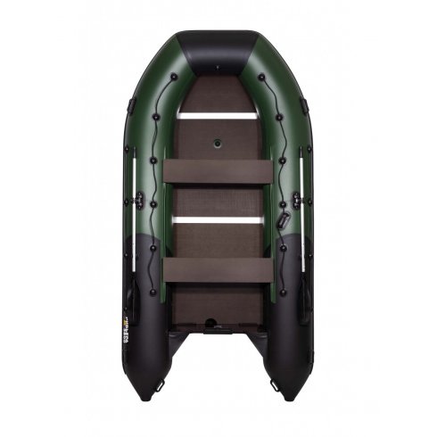 Надувная лодка Ривьера Максима 3800 СК зелёный/черный