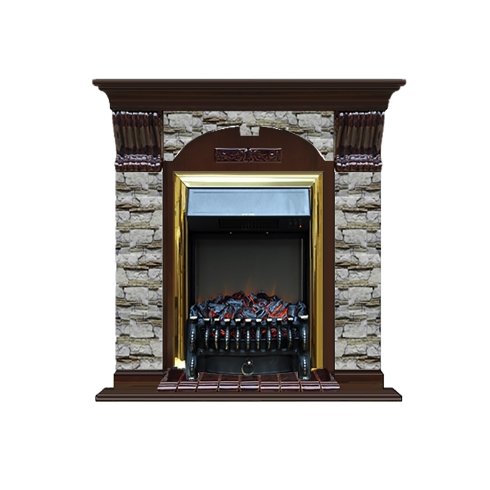 Каминокомплект Glenrich Арочный Fobos Brass