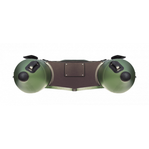 Надувная лодка Аква 2900 Слань-книжка зеленый