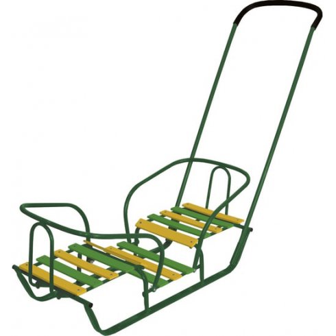 Санки Nika Двойняшки СД (зеленый)