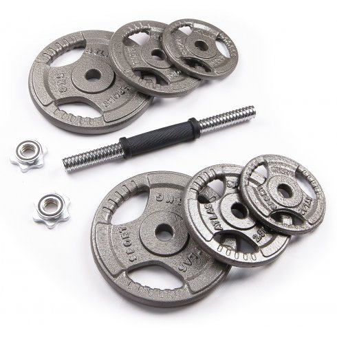 Набор гантелей металлических Hammertone Atlas Sport 2x19 кг