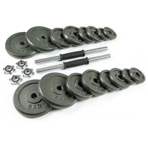 Набор металлических гантелей Atlas Sport 2x20 кг