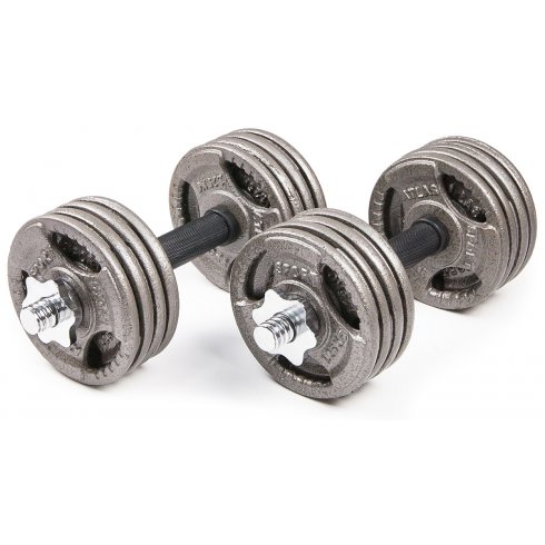 Набор гантелей металлических Hammertone Atlas Sport 2x11.5 кг