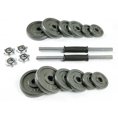 Набор металлических гантелей Atlas Sport 2x10 кг