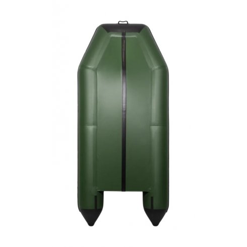 Надувная лодка Аква 3200 Слань-книжка зеленый/черный