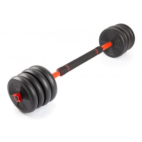 Набор гантелей со штангой и гирями 6 в 1 Trex Sport 30 кг