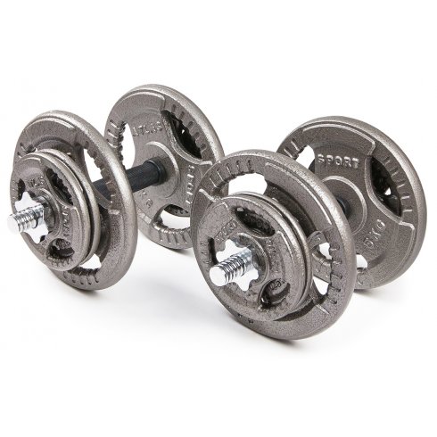 Набор гантелей металлических Hammertone Atlas Sport 2x16.5 кг