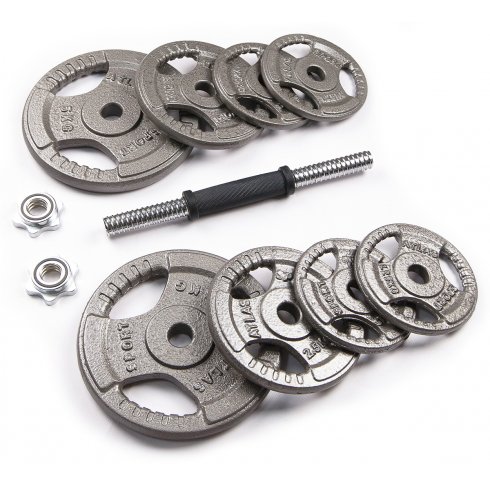 Набор гантелей металлических Hammertone Atlas Sport 2x21.5 кг