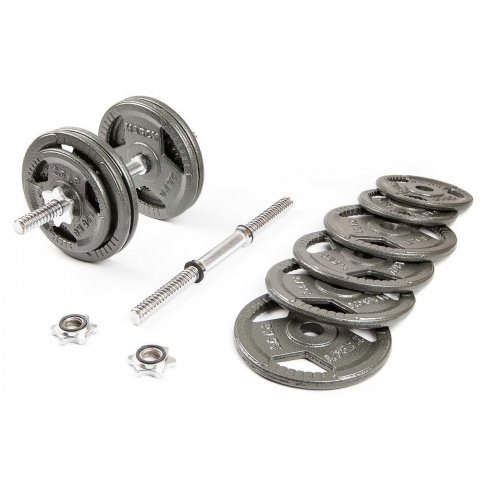 Набор гантелей с железной ручкой Hammertone Atlas Sport 2x14 кг