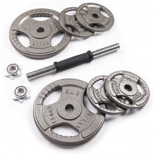 Набор гантелей металлических Hammertone Atlas Sport 2x16.5 кг