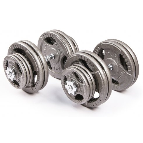 Набор гантелей металлических Hammertone Atlas Sport 2x29 кг