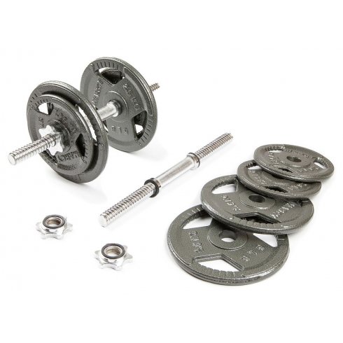 Набор гантелей с железной ручкой Hammertone Atlas Sport 2x9.5 кг