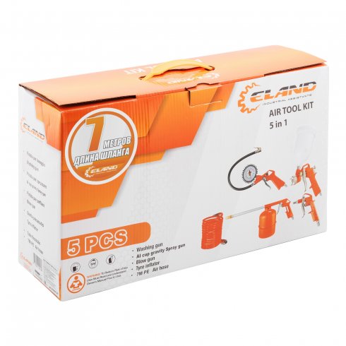 Набор пневмоиструмента Eland 5 in 1