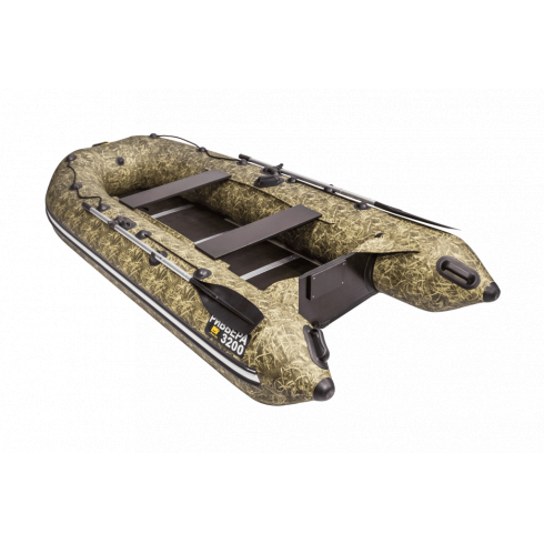 Надувная лодка Ривьера Компакт 3200 СК Камуфляж камыш